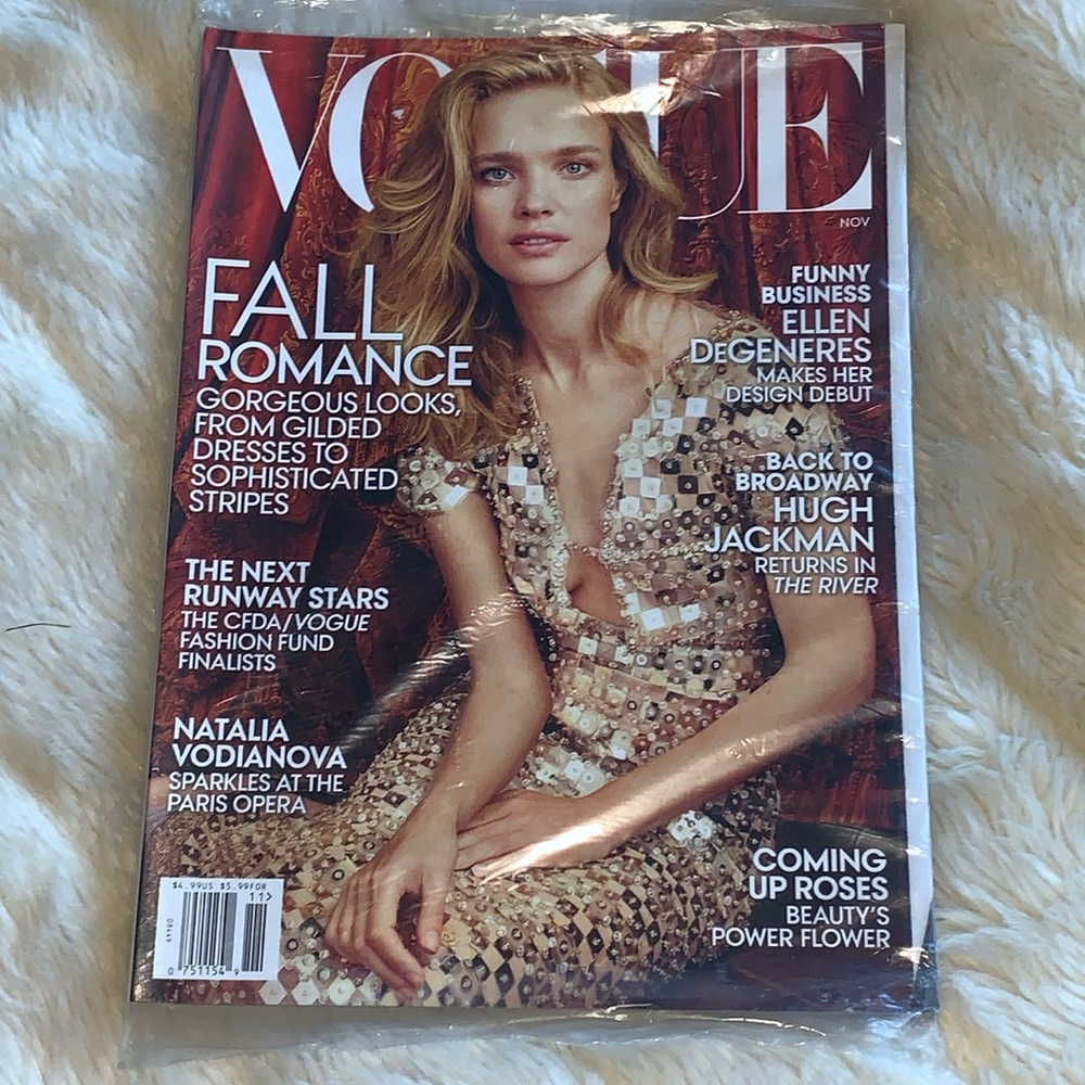 Vogue magazine November 2014 Natalia Vodianova new unopened
